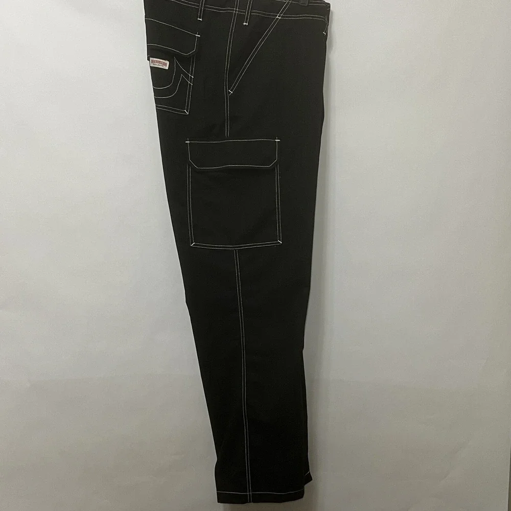True Religion Brand Jeans Cargo Pants Jet Black Men Size 34X32 New